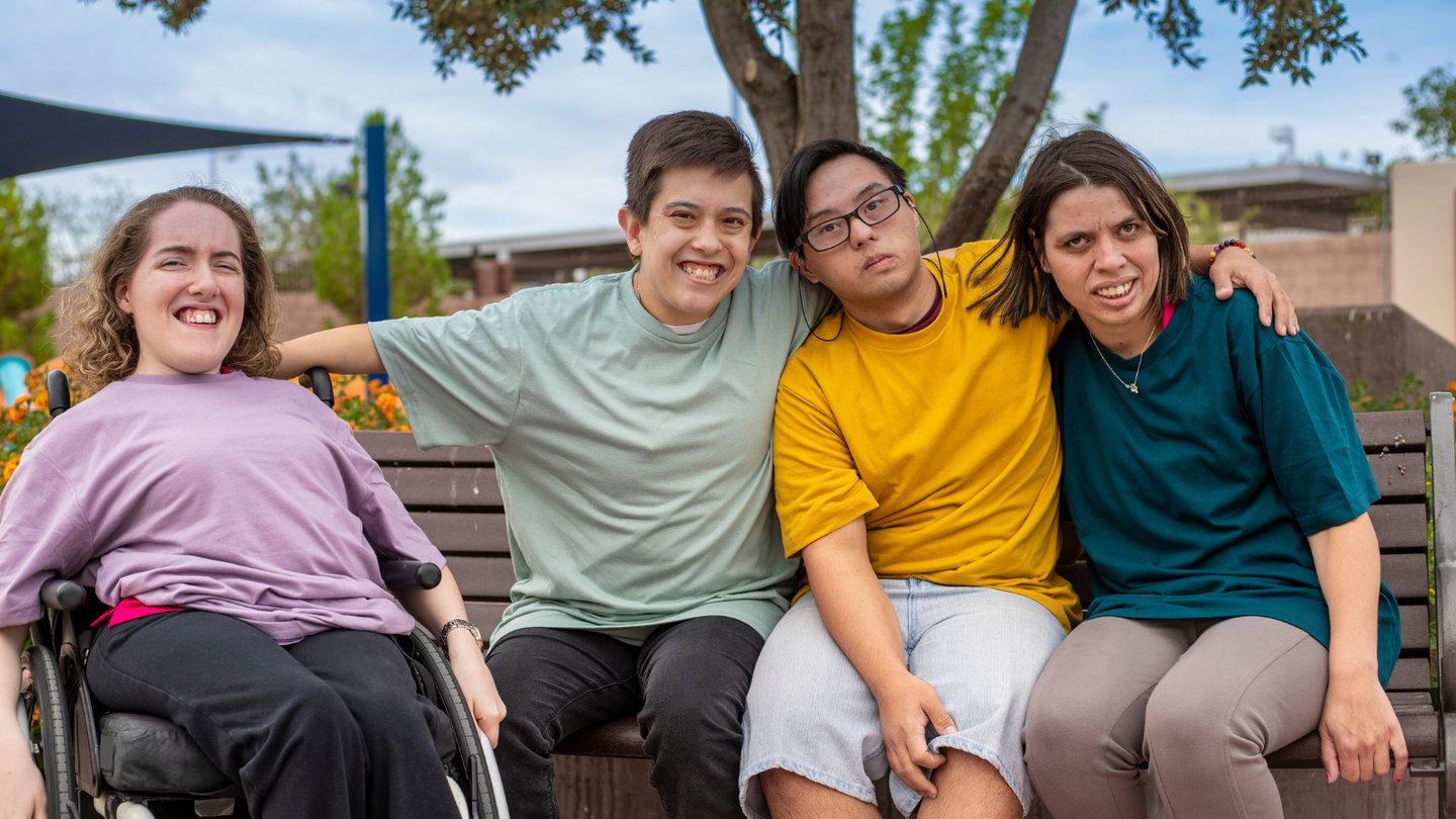 Young people with SEND together